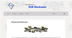 Desktop Screenshot of elmelectronics.com