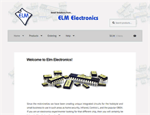 Tablet Screenshot of elmelectronics.com